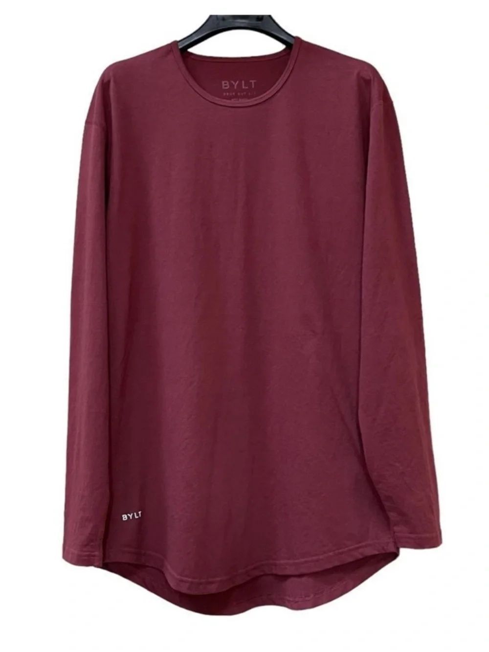BYLT Drop Cut Long Sleeve Top L